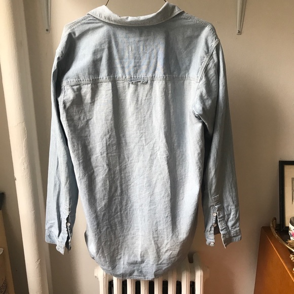 Madewell Chambray Classic Ex-Bf Shirt - Picture 3 of 3